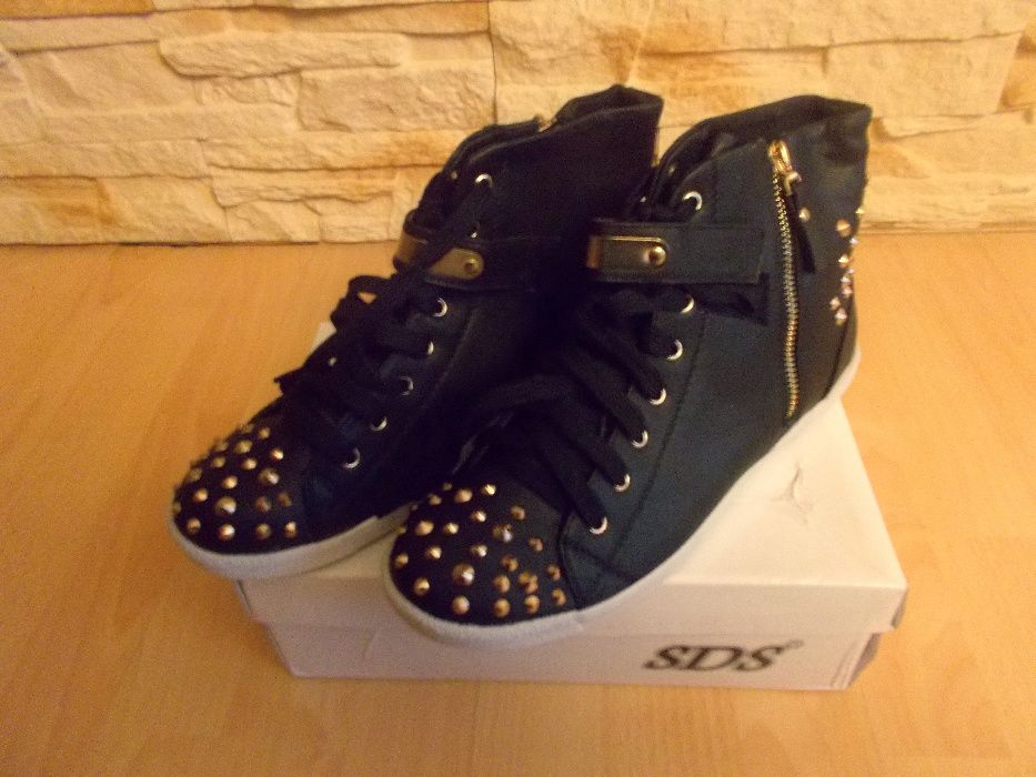 Buty trampki SNEAKERSY sportowe z ćwiekami roz.40