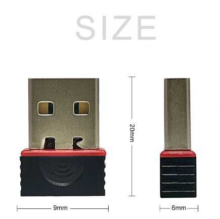 Karta sieciowa WiFi - MINI - duża prędkość - na USB - NOWA - 8szt