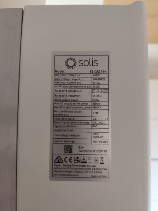 Falownik Solis S5-GR3P5K