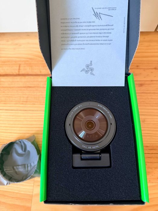 Razer Kiyo Pro  Como Nova  Na Caixa  Webcam 1080p 60FPS