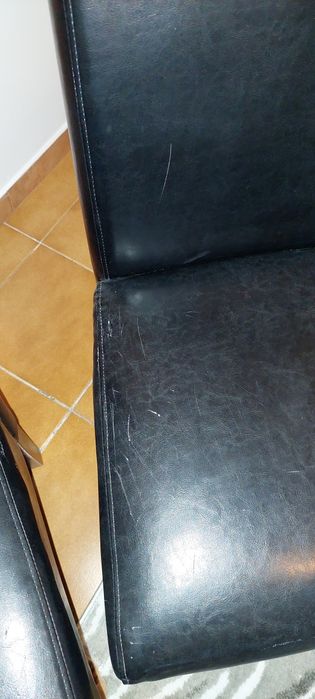 Conjunto de 4 Cadeiras Pretas