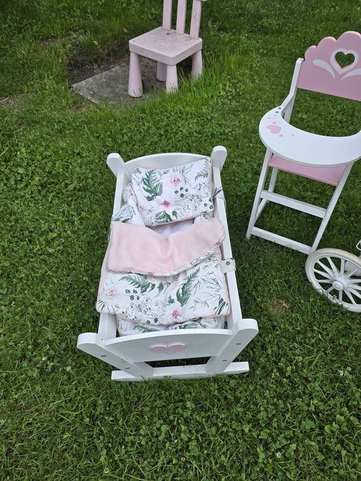 Zabawki wózek kołyska karetka barbie  zestaw