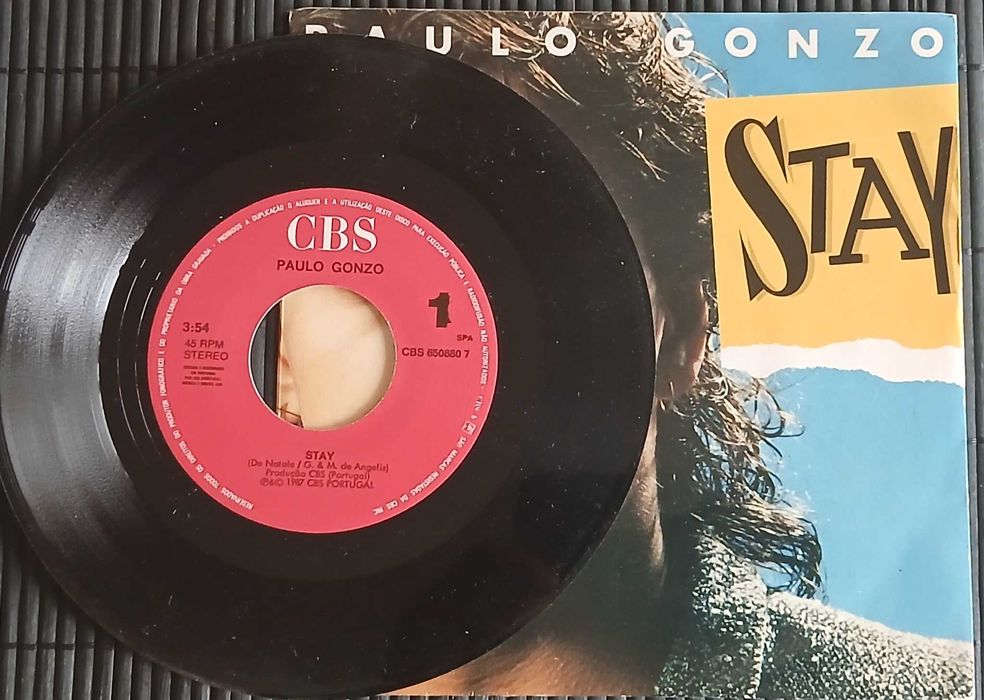 Paulo Gonzo - Stay (Vinil 7")