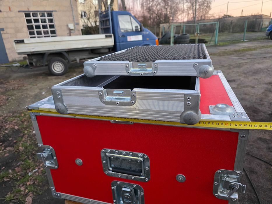 RACK CASE 5U 2x szyna 61cm 19 cali Shockmount flightcase FAKTURA 23%
