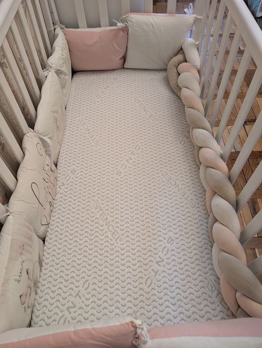 Дитяче ліжко 60*120 з матрацом та бортиками