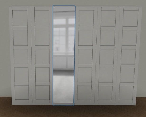Szafa ikea Pax 300/236/60 + wyposażenie + lustra + dostawa gratis