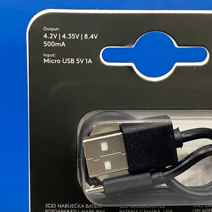 Carregador Duracell - Bateria Nikon EN-EL23 (Nikon P600/P900/B700)