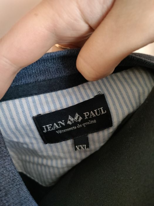 Granatowy męski sweter Jean Paul XXL