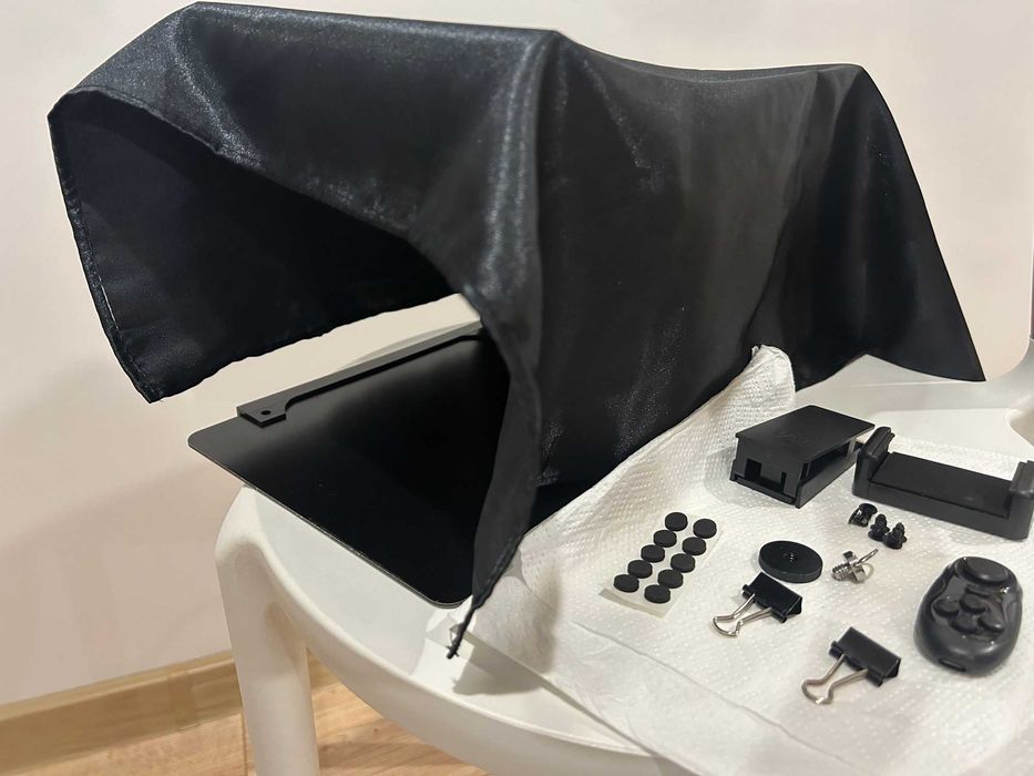 TELEPROMPTER na aparat smartfon uniwersalny PROMPTER mobilny PRZENOŚNY