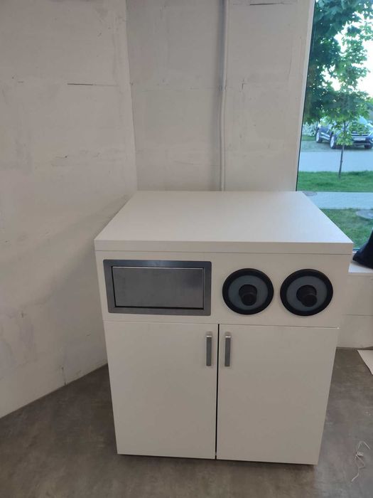 Тумба з ДСП та металу під каву (каво модуль) в торгівельну залу/АЗС