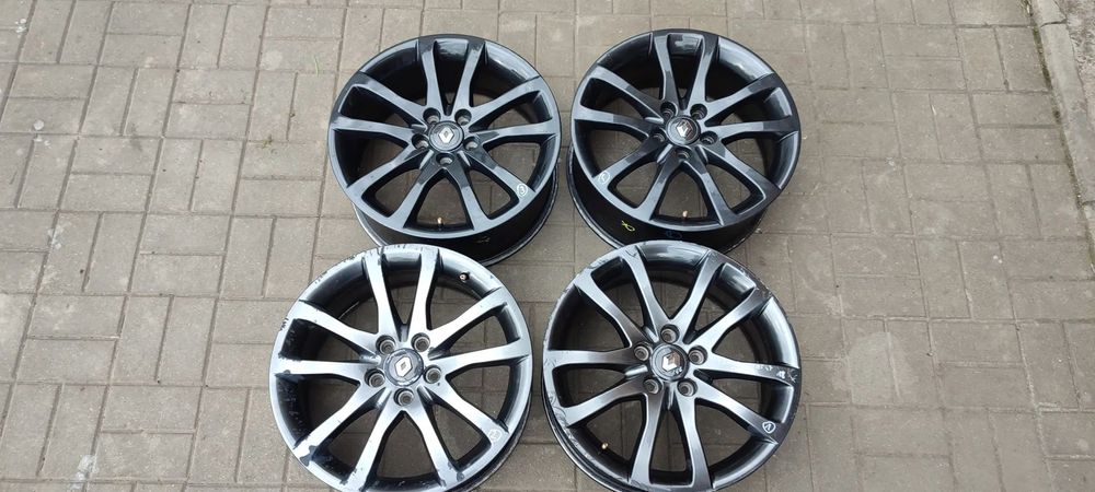 FELGI ALUMNIOWE 5x114.3 7.5Jx18 CALI ET47 fi 66 403000023R RENAULT SCENIC III MEGANE III CAPTUR KADIAR KOLEOS TALLISMAN KOMPLET 4 SZTUKI