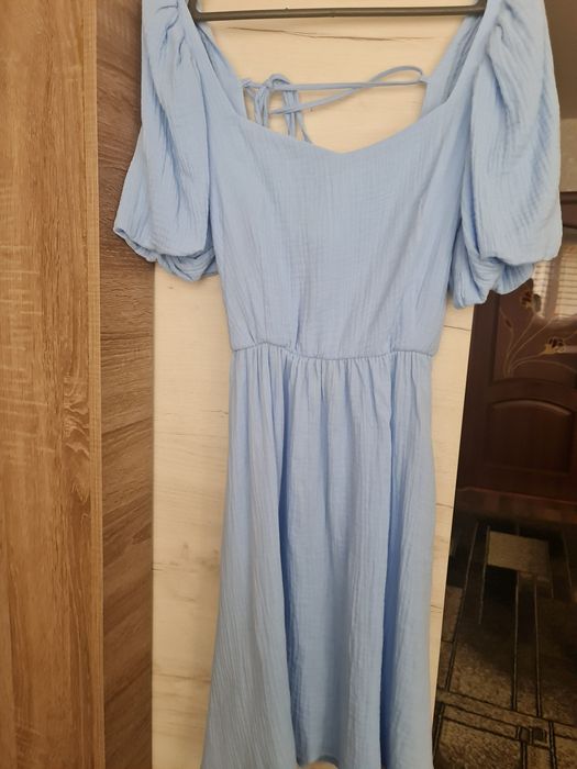 Сукня сарафан блакитного кольору