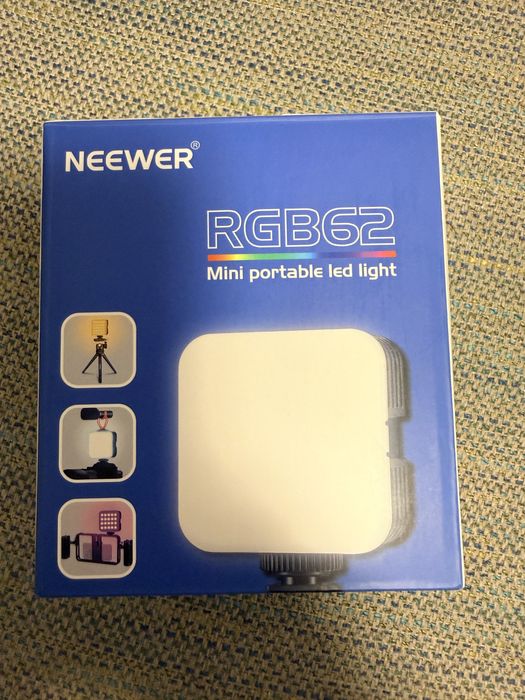 NEEWER RGB62 App Control Magnetic RGB Video Light