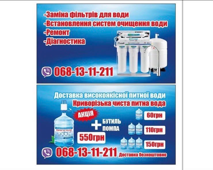 Реклама на бутыле,доставка воды