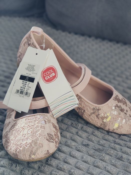 Śliczne nowe balerinki Cool club rozm. 35