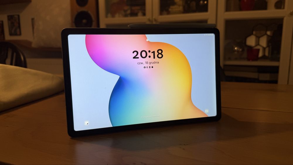 Tablet Samsung TAB S6 Lite (P613) 4/64 GB niebieski + rysik, stan bdb