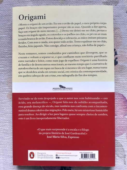 Livro “Origami”, de José Gardeazabal