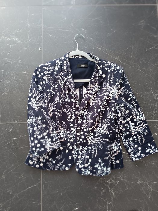 Żakiet damski granatowy