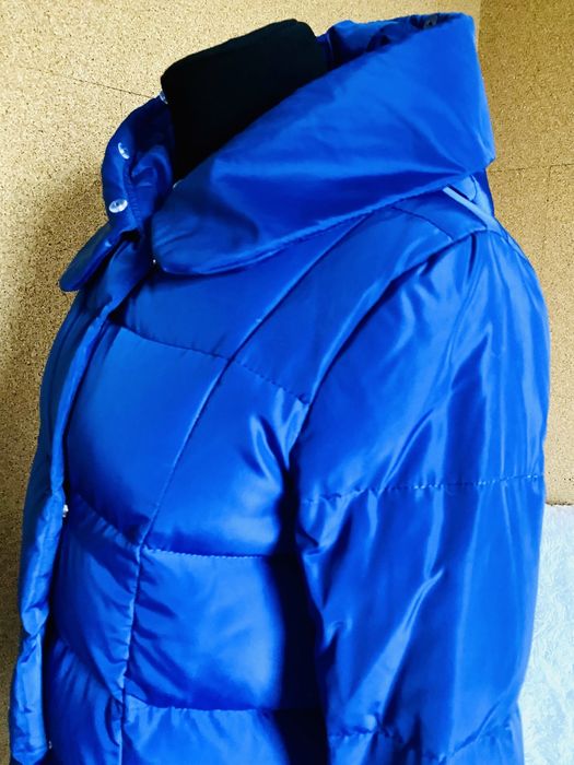 Płaszcz puchowy granat