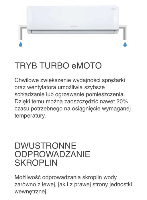Klimatyzacja Rotenso Ukura 3,5kw montaż , serwis