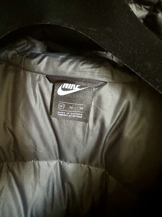 Мужская зимняя куртка польто с капюшоном парка Nike XL