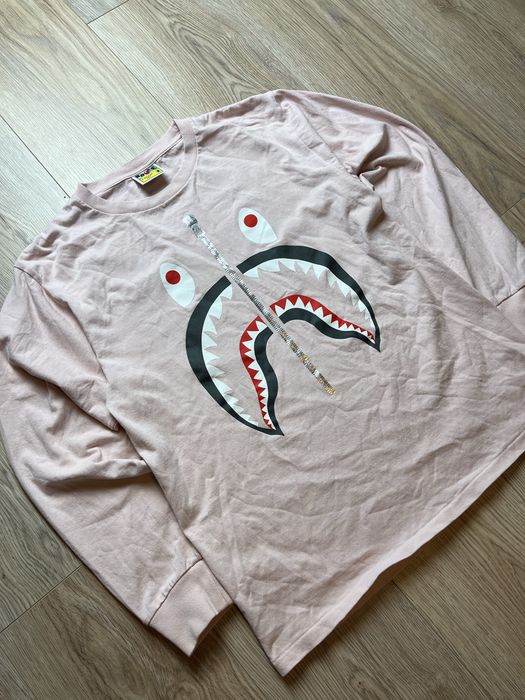 Bape A Bathing Ape Big Shark Nowa Koszulka z długim rękawem