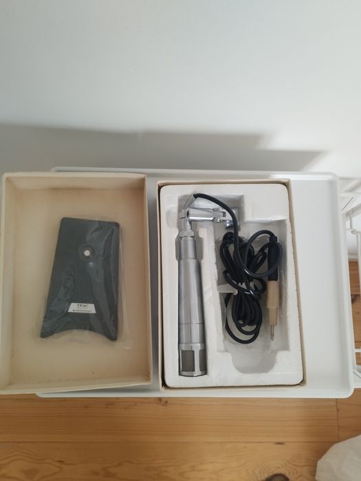Microfone Dinâmico TEAC MC-105 Anos 70 ( Caixa Original + Cabo)