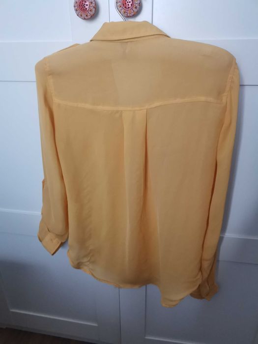 Bluzka koszulowa Bershka XS! Pagony, kieszonki!