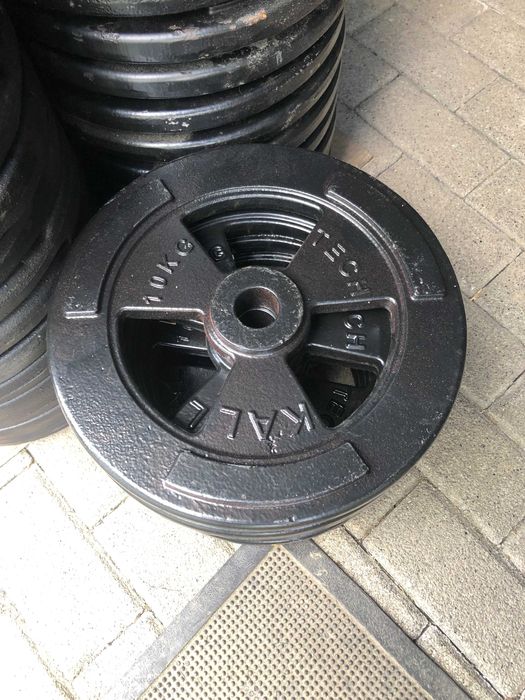 Obciążenie żeliwne z uchwytami typu kierownica 31mm 2x 10kg