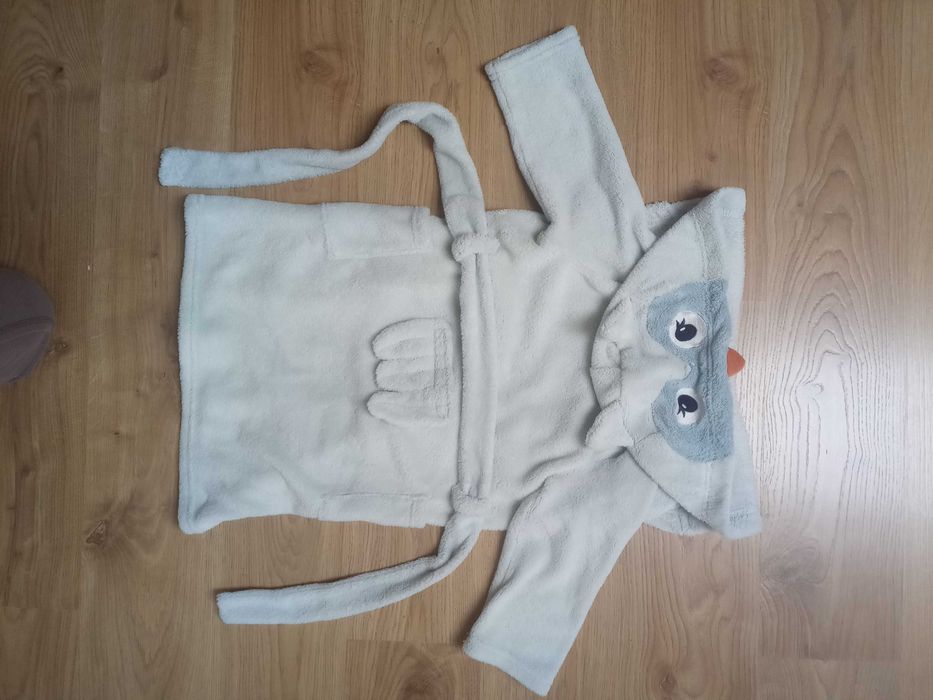szlafrok sowa HM r. 98/104 - stan bardzo dobry