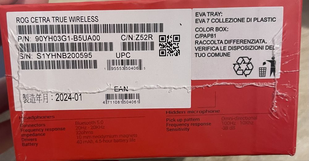 ASUS ROG Cetra True Wireless