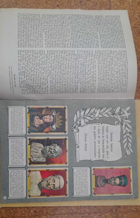 Cadenerta de cromos antiga, completa e em bom estado.