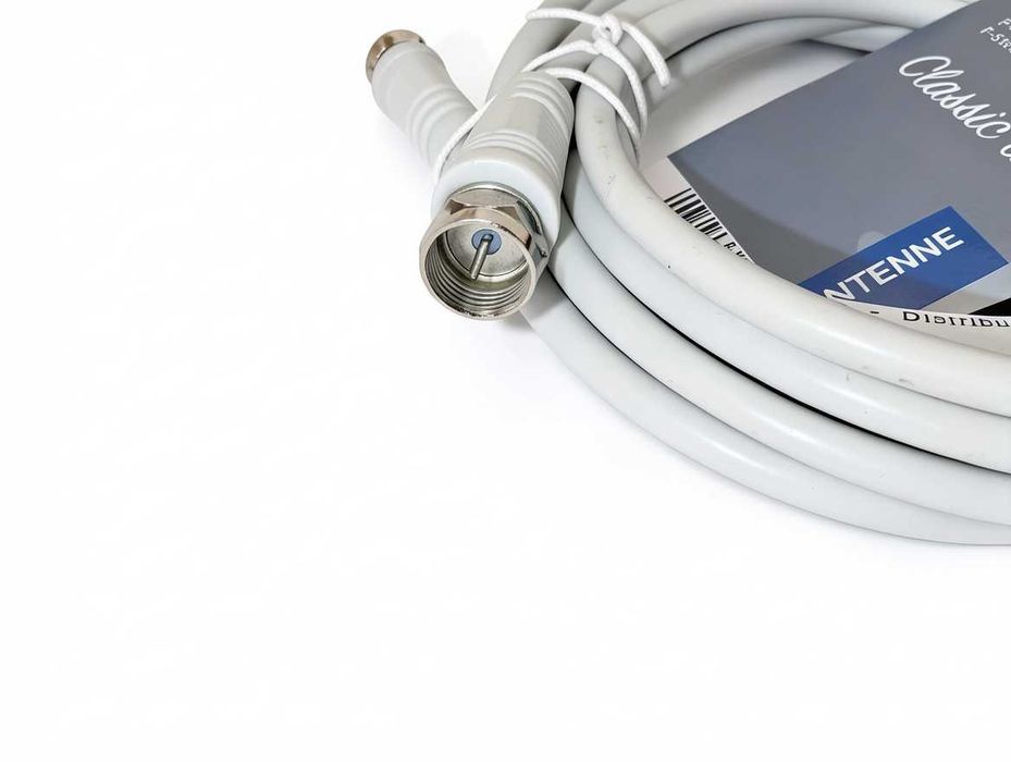N156 Kabel Antenowy SAT Hama Classic Line F Plug F Stecker 3m 85d Nowy