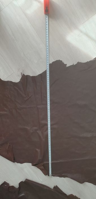 skóra naturalna licowa brązowa z połyskiem błam x 2 szt