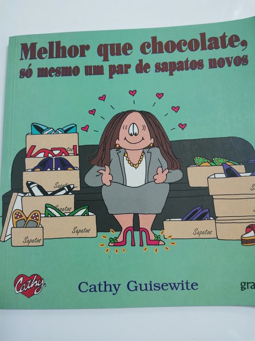 Livro "melhor que chocolate, só mesmo um par de sapatos novos"