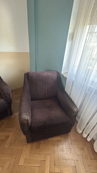 Kanapa rozkladana i 2 fotele