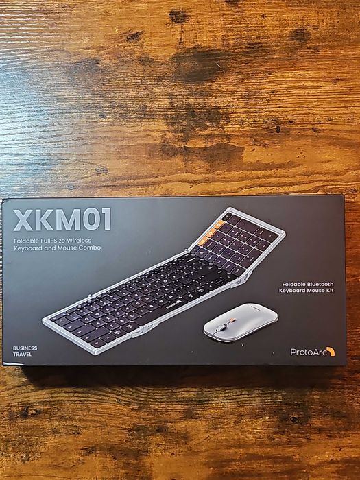 ProtoArc Składana klawiatura bezprzewodowa i mysz, XKM01