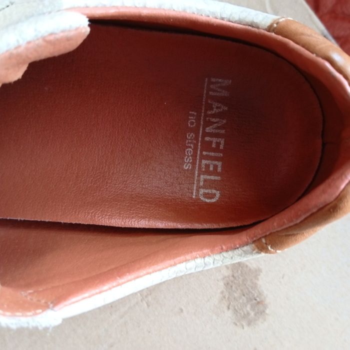 Кожаные мужские кроссовки