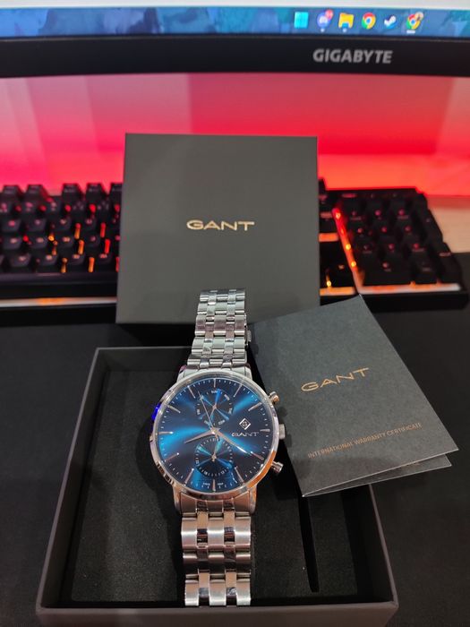 GANT Relógio Park Hill Prateado