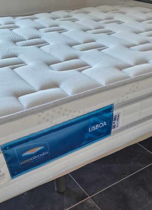 Conjunto 2 Camas Luso Lisboa (90cm) + Canapés e Cabeceiras (1m)