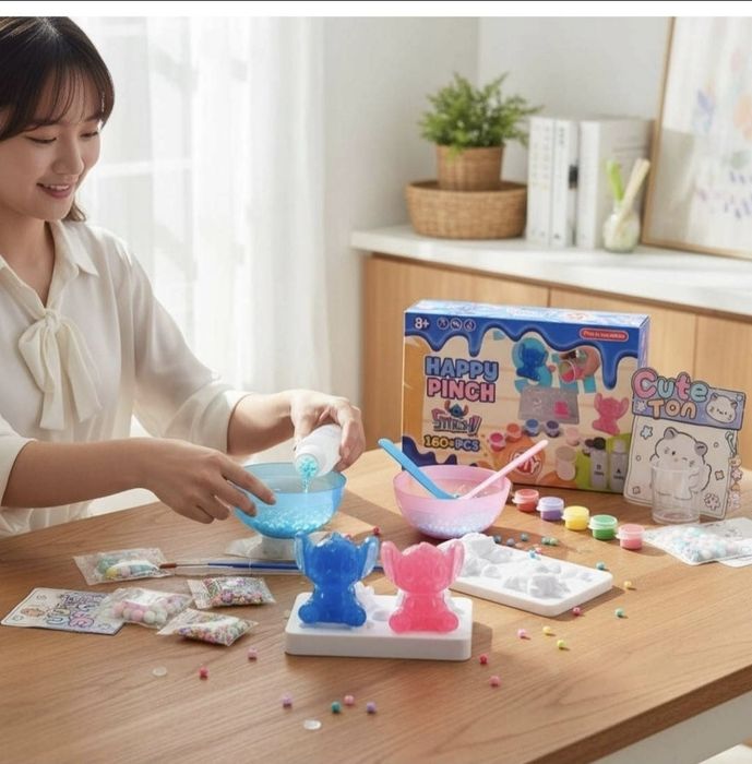 Набір для створення сквішів, слаймів своїми руками (DIY) стіч