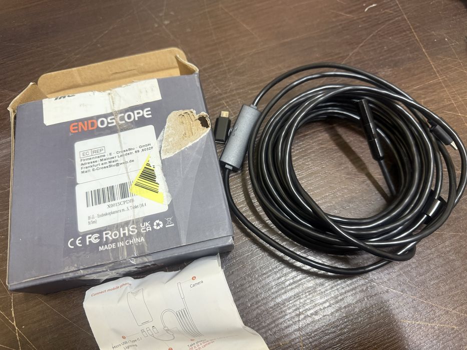 Kamera endoskop aplikacja, do telefonu 5 m