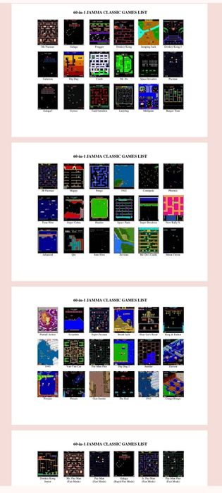 Máquina Arcade com 60 Jogos Retro Classicos