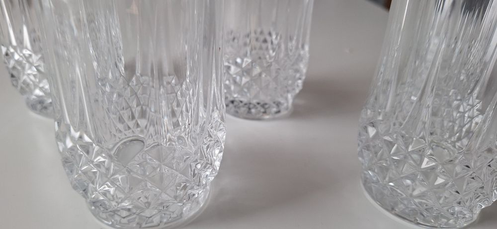 Conjunto Copos cristal D Arques altos 13cm