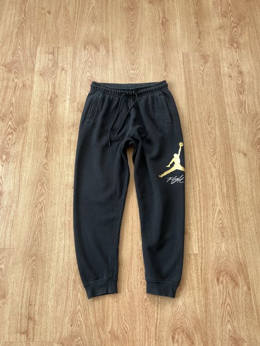 Спортивні чорні штани Nike Air Jordan Flight оригінал