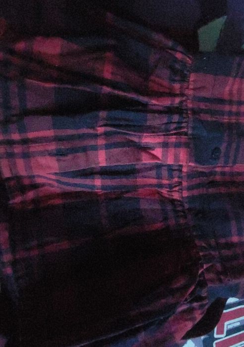 Camisa xadrez vermelha