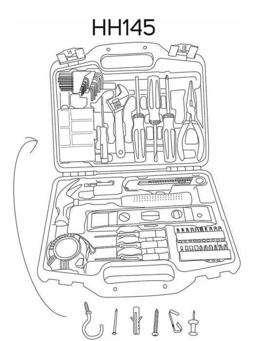Mala Ferramentas CASALS (145 Peças)