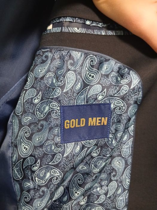 Granatowa marynarka męska slim fit