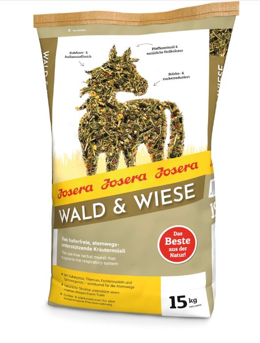 JOSERA Wald&Wiese musli bez owsa 15kg