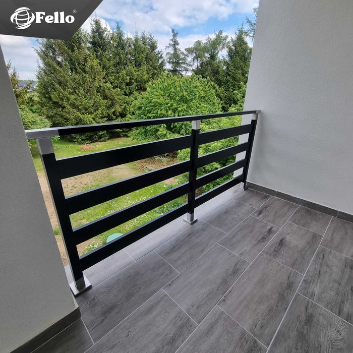 Balustrada balkonowa Classic 4 aluminium taras balkon barierka schody